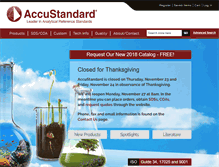 Tablet Screenshot of accustandard.com